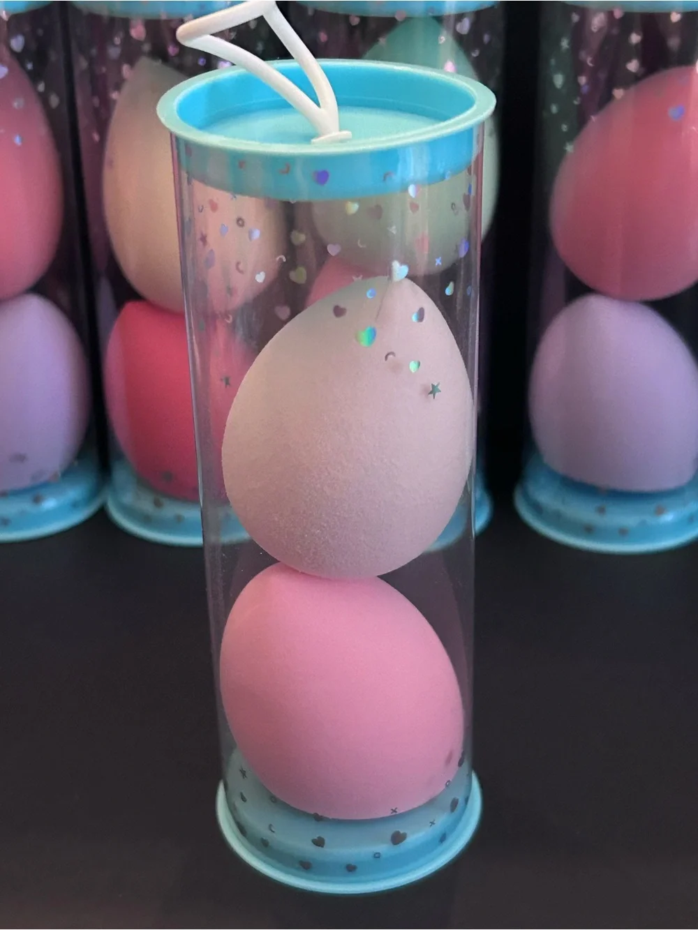 DOZEN Pastel Foundation Beauty Blender Sponge Duo Set of Six in Assorted Colors